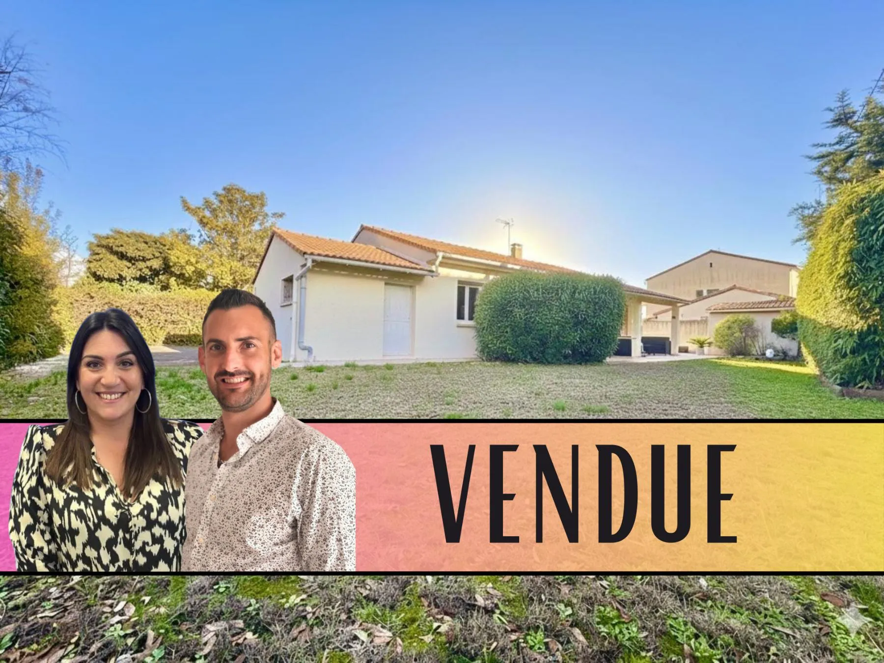 Maison à SAINT-JEAN-DE-VEDAS - Maison de plain-pied, 3 chambres, pas de travaux à prévoir, 630 m² de terrain, garage, au calme, proche du centre-ville - Girard-Clérel Immobilier