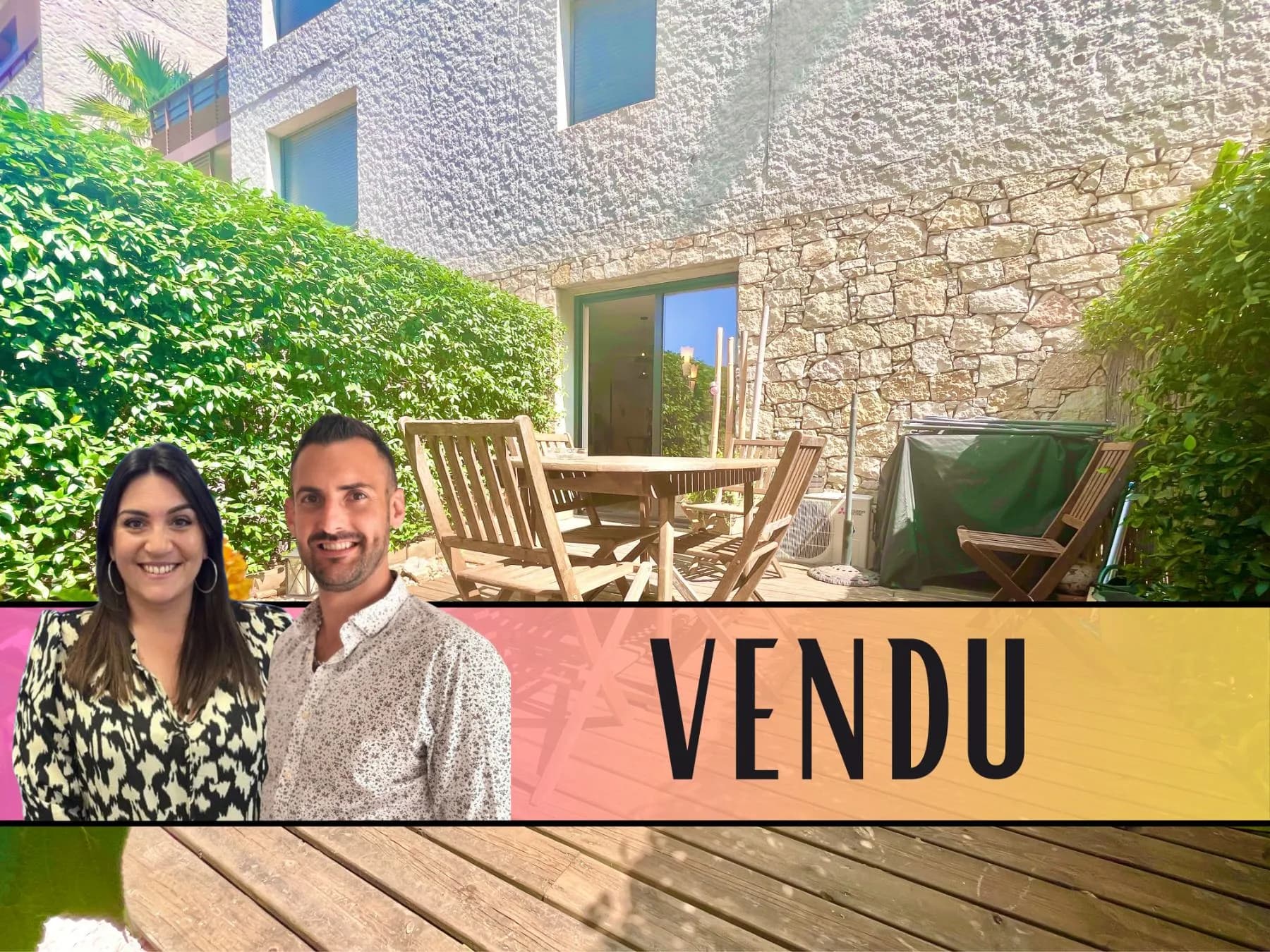 Appartement à SAINT JEAN DE VEDAS - Appartement T2 récent, grande terrasse, place de parking, proche des commodités - Girard-Clérel Immobilier